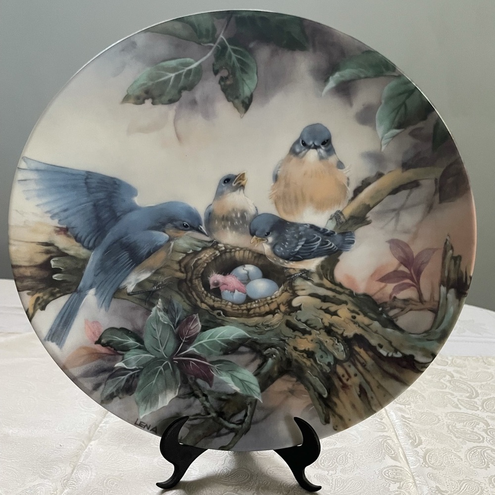 VINTAGE Song of Promise Collectors Plate in Natures Poetry Series.